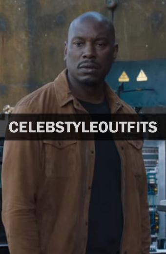 Fast And Furious Roman Pearce Tyrese Gibson Brown Suede Jacket