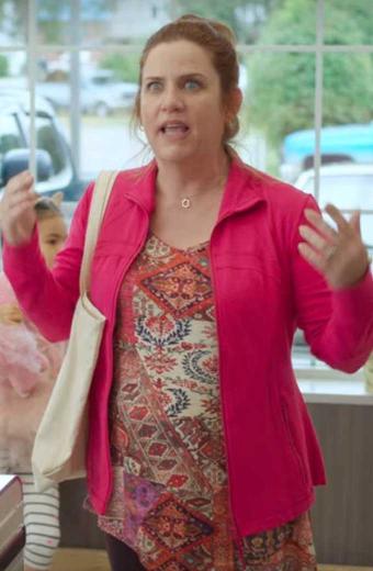 Barb Donna Lynne Champlin Feel the Beat Pink Cotton Jacket