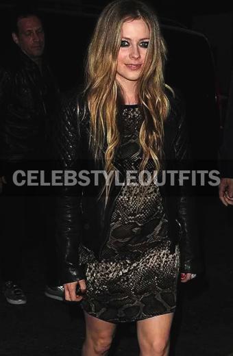 Canadian Singer Avril Lavigne Leather Jacket