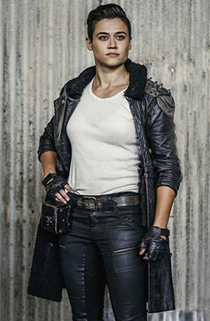 Z Nation Katy M Leather Coat z-nation-george-katy-black-leather-coat