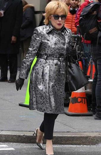 The Politician Bette Midler Silver Coat