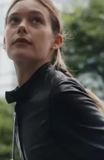 Tokyo Vice Rachel Keller Samantha Black Leather Jacket