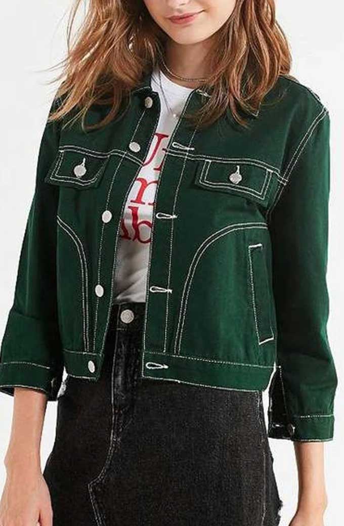 Corinne Massiah May Grant 9-1-1 TV Series Green Cotton Jacket