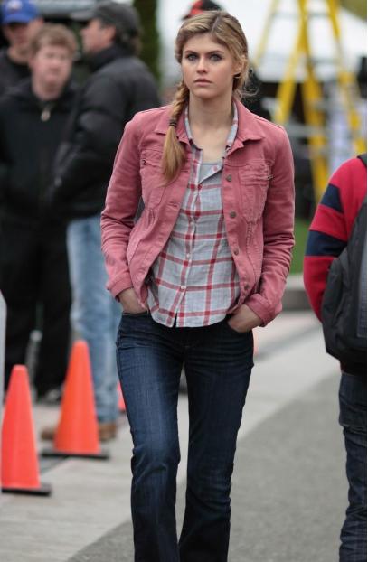 Alexandra Daddario Percy Jackson Pink Jacket alexandra-daddario-sea-of-monsters-jacket