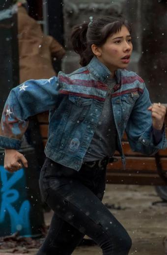Doctor Strange America Chavez Xochitl Gomez Denim Jacket