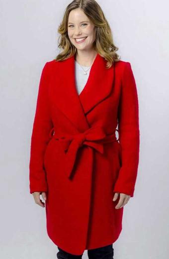 Allie Shaw Christmas In Evergreen Ashley Williams Trench Coat