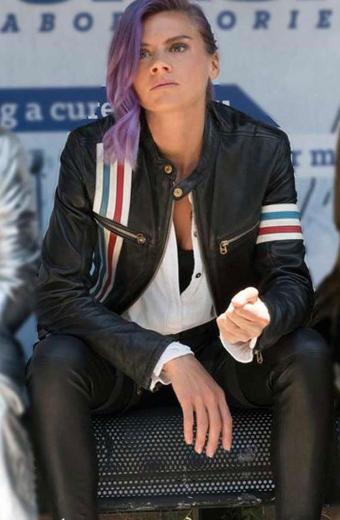 Tiger Future Man Eliza Coupe Biker Leather Jacket