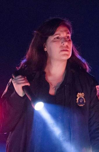 Jo Evans Emergence Allison Tolman Black Cotton Police Jacket