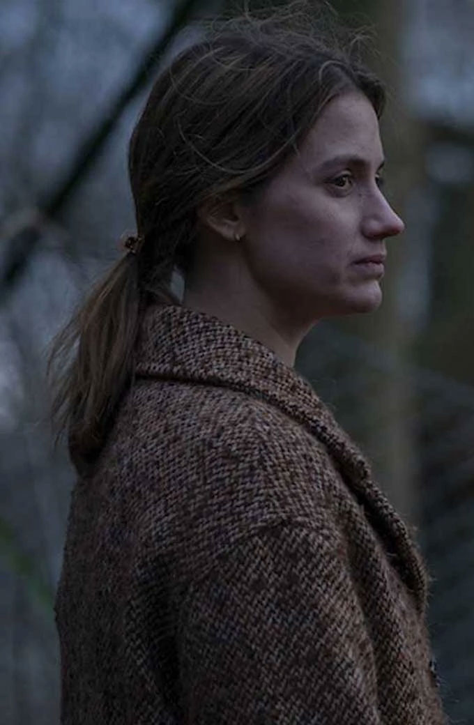 Astrid Equinox TV Series Danica Curcic Brown Tweed Trench Coat