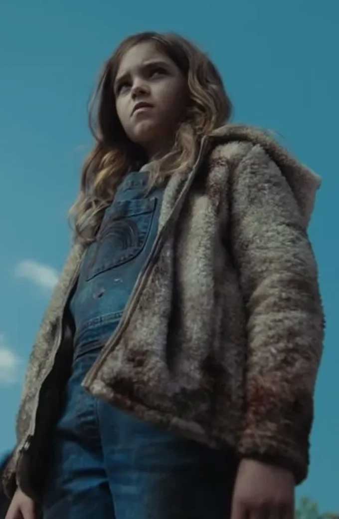 Charlie McGee Firestarter Ryan Kiera Armstrong Hooded Jacket