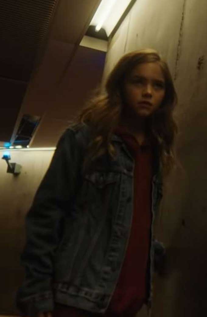 Charlie Firestarter Ryan Kiera Armstrong Blue Denim Jacket
