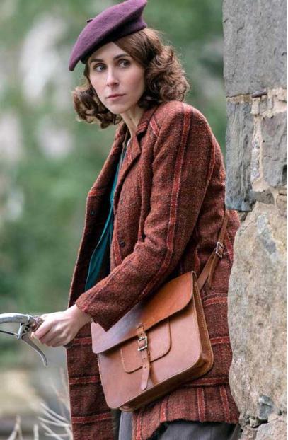Call To Spy A Virginia Hall Sarah Megan Thomas Brown Wool Coat sarah-megan-thomas-call-to-spy-a-coat
