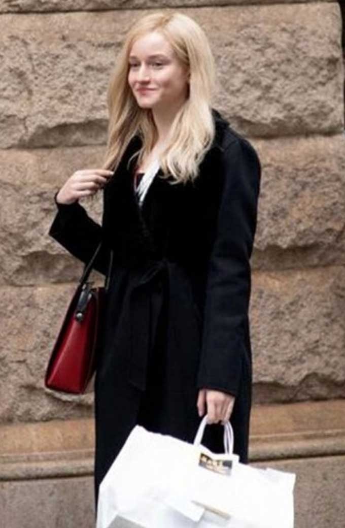 Julia Garner Inventing Anna Delvey Wool Black Trench Coat inventing-anna-julia-garner-coat