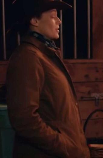 Kate Christmas The Ranch Amanda Righetti Brown Cotton Jacket