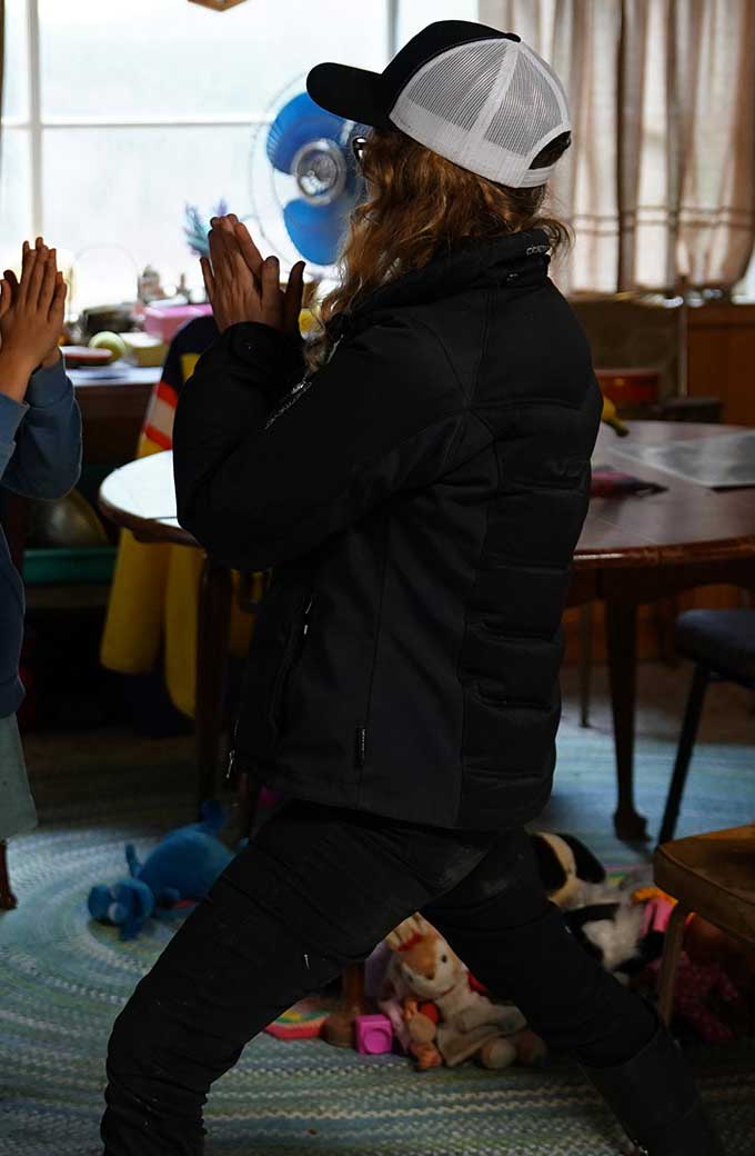 Lorelei Director Sabrina Doyle Black Puffer Satin Jacket sabrina-doyle-lorelei-puffer-jacket