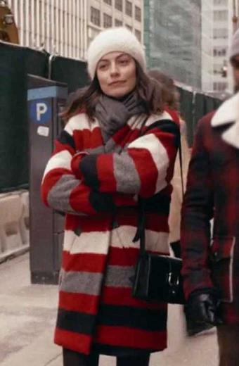 Alessandra Mastronardi Master Of None Red Trench Coat