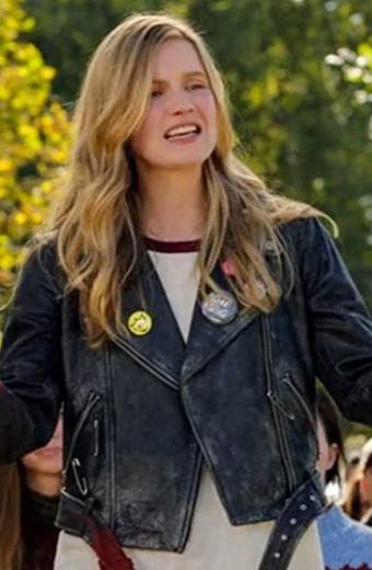 Hadley Robinson Moxie Vivian Carter Black Jacket