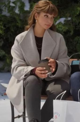 Sonia Dhillon Tully My Favorite Christmas Melody Grey Coat