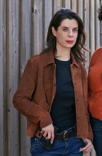 Meredith MacNeill Pretty Hard Cases Suede Jacket