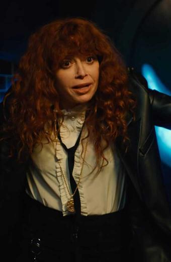 Nadia Vulvokov Natasha Lyonne Russian Doll Black Trench Blazer