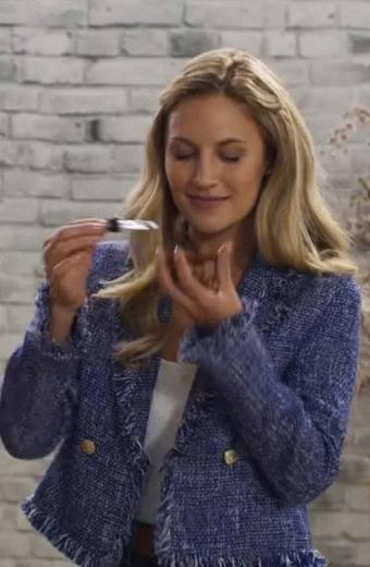Rochelle Greenwood Scented With Love Lizzie Blue Jacket