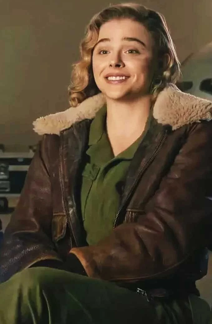 Chloe Grace Moretz Shadow In The Cloud Maude Garrett Jacket