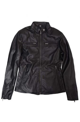 Clary Fray Katherine McNamara Shadowhunters Black Biker Jacket