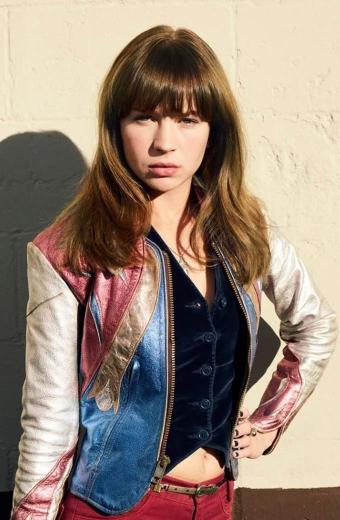 Sophie Marlowe Girlboss Britt Robertson Multicolored Jacket
