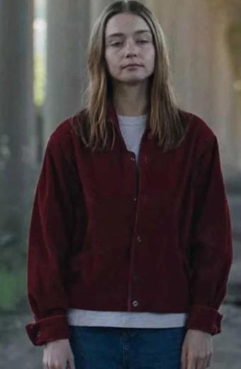 Jessica Barden The End of the F***ing World Red Jacket