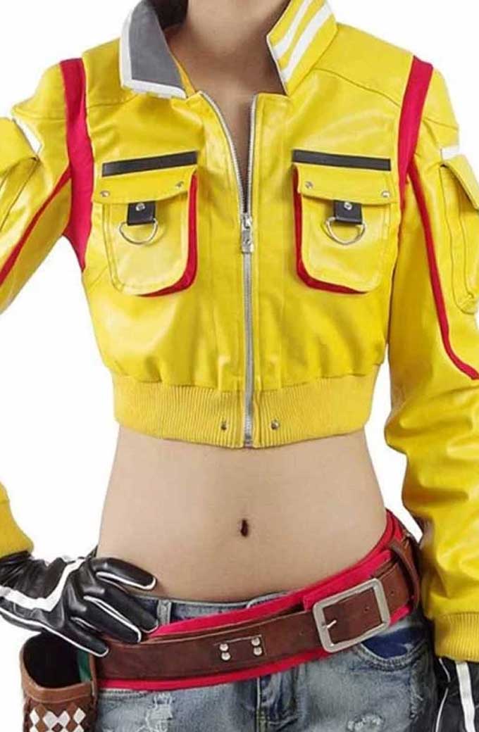Final Fantasy XV Cindy Aurum Cosplay Leather Jacket