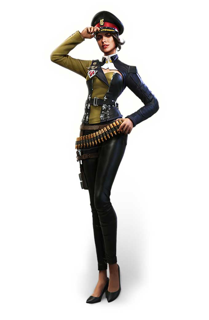Free Fire Paloma Garena Gaming Black Cosplay Cotton Jacket