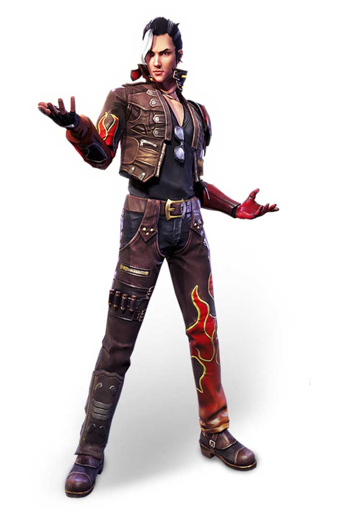 Shimada Hayato Garena Free Fire Gaming Brown Cosplay Jacket
