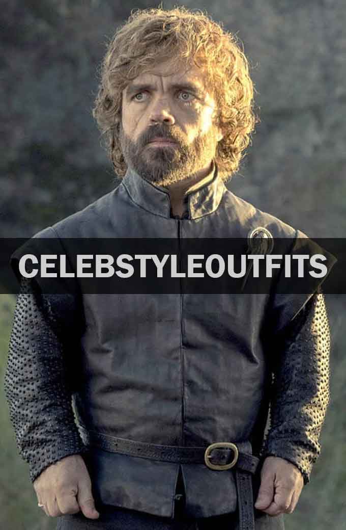 Game Of Thrones TV Series Peter Dinklage Black Leather Vest