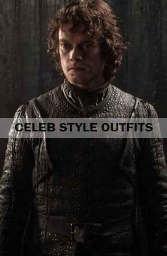 Theon Greyjoy Game Of Thrones Alfie Allen Black Cosplay Jacket