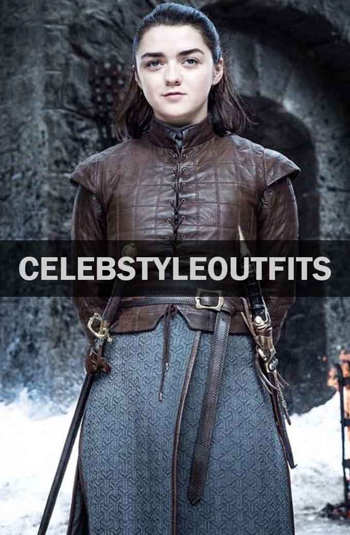 Arya Stark Game Of Thrones Maisie Williams Cosplay Jacket