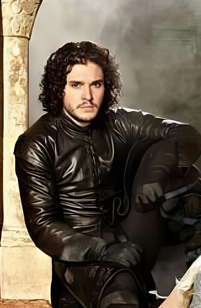 Jon Snow Game Of Thrones Kit Harington Black Cosplay Jacket