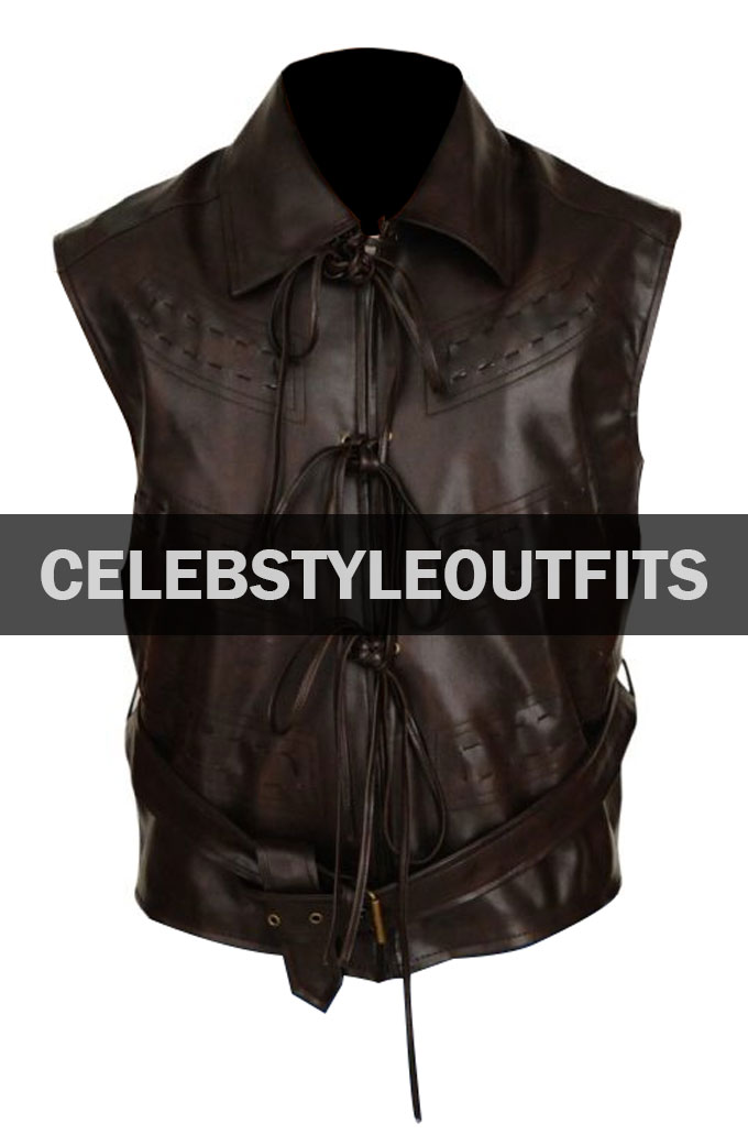 Ramsay Bolton Game Of Thrones Iwan Rheon Brown Leather Vest
