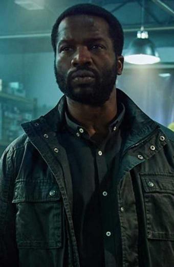 Elliot Finch Sope Dirisu Gangs Of London Black Leather Jacket