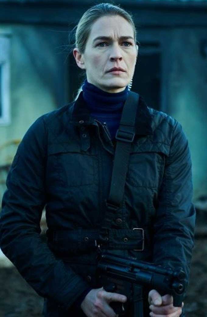 Laura Bach Tove Gangs of London TV Series Black Cotton Jacket laura-bach-gangs-of-london-jacket