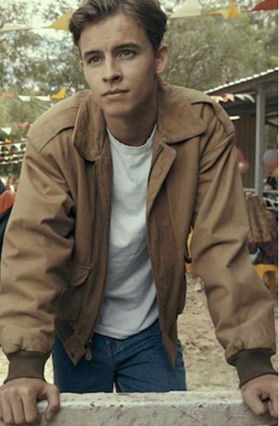 Jack Hooper William Lodder Go Karts Beige Bomber Jacket william-lodder-go-karts-jack-bomber-jacket