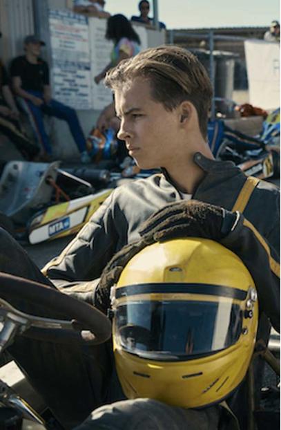 Go Karts Jack Hooper William Lodder Biker Black Leather Jacket william-lodder-go-karts-biker-jacket