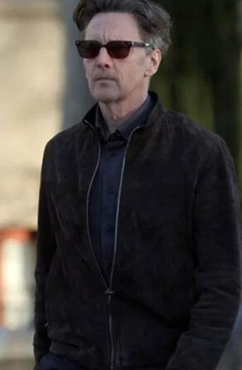 Good Girls Andrew McCarthy Mr Fitzpatrick Brown Suede Jacket