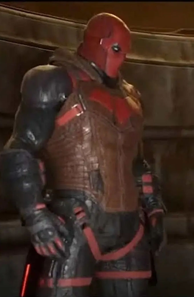 Jason Todd Gotham Knights Red Hood Gaming Cosplay Hooded Vest