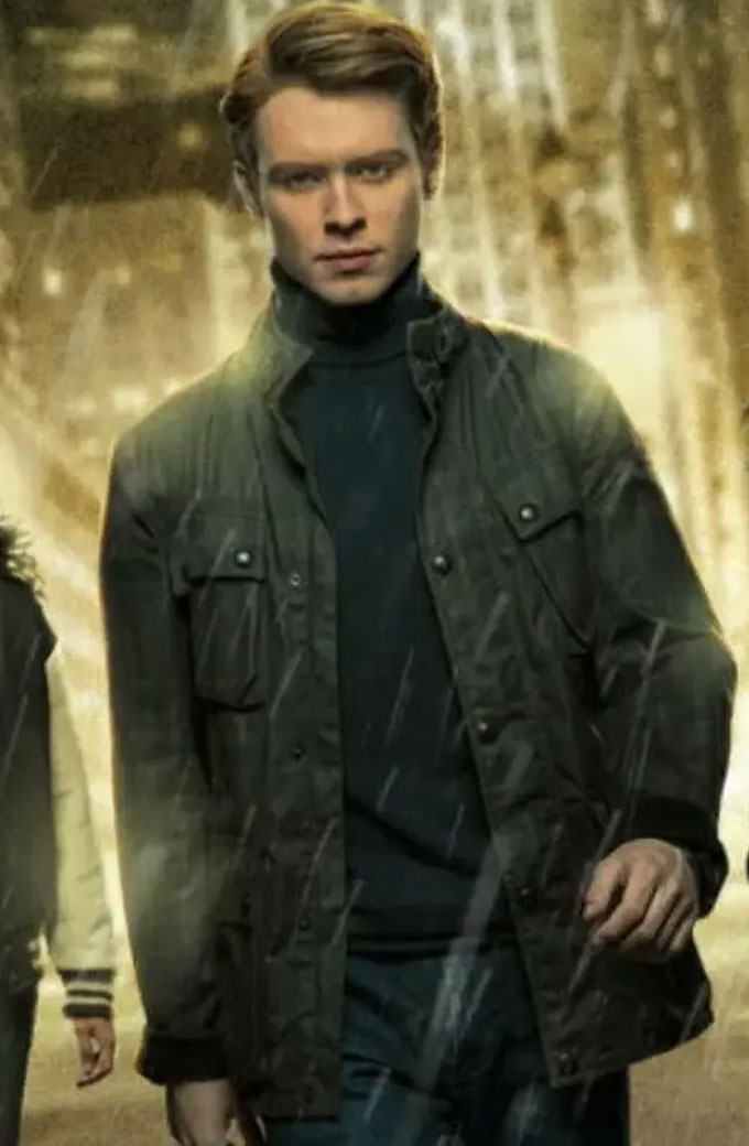 Gotham Knights Oscar Morgan Turner Hayes Green Cotton Jacket
