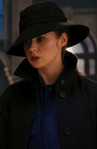 Gunpowder Milkshake Samantha Karen Gillan Black Trench Coat