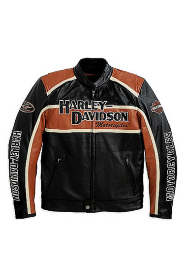 Harley Davidson Motorcycles Classic Cruiser Black Biker Jacket