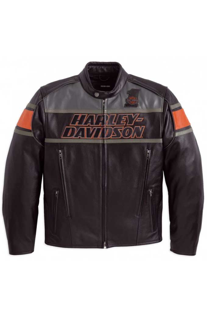 Harley Davidson Motorcycle Black Jacket