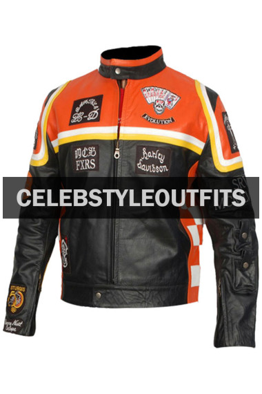 Micky Rourke Harley Davidson and the Marlboro Man Jacket