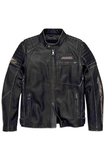 Harley Davidson Motorcycles Screamin Eagle Black Biker Jacket