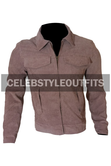 Harry Potter Daniel Radcliffe Bomber Brown Corduroy Jacket